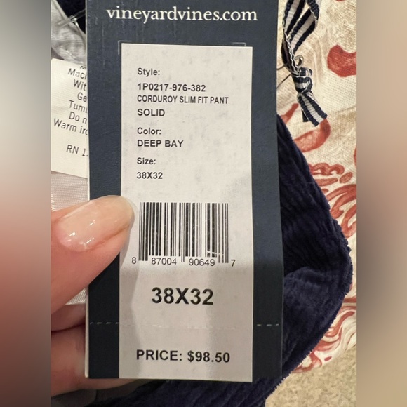 Vineyard Vines Breaker Pants Slim Fit Size 38X32 NWT - Picture 9 of 10